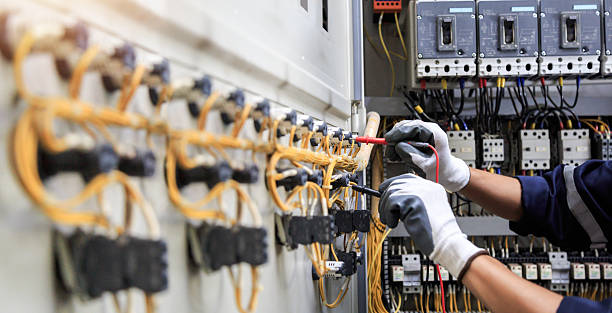 Professional Electrician technician working in West Falmouth, MA